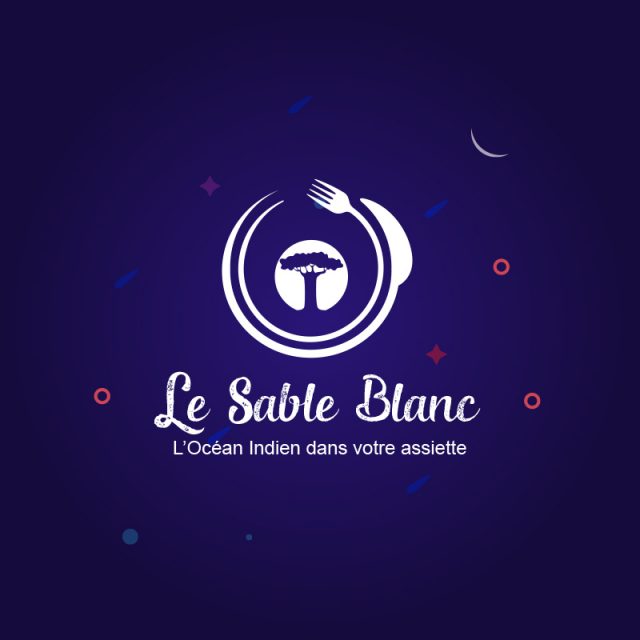 Logo restaurant “Le Sable blanc”